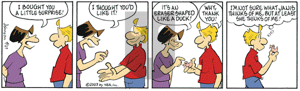 Arlo and Janis on Tuesday April 29, 2003 Comic Strip