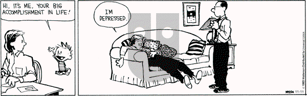 Calvin and Hobbes - Monday November 11, 2013 Comic Strip
