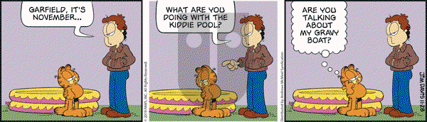 Garfield on Thursday November 28, 2019 Comic Strip