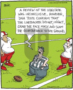 In the Bleachers on Thursday December 26, 2002 Comic Strip