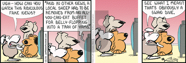 DeFlocked on Tuesday December 31, 2019 Comic Strip