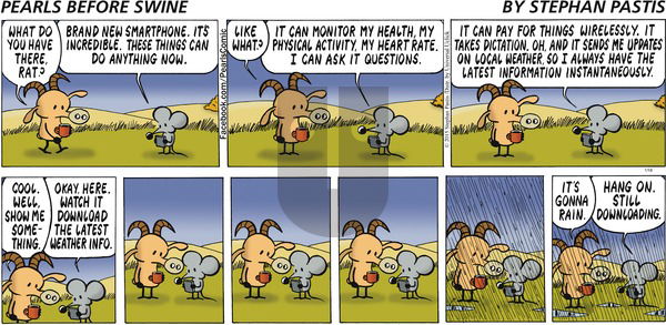 Pearls Before Swine on Sunday January 18, 2015 Comic Strip