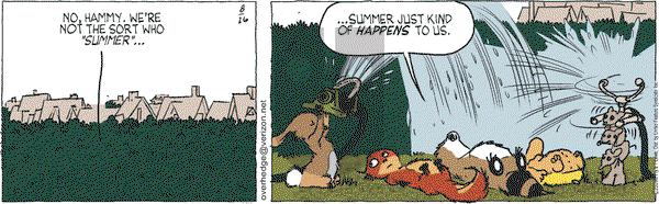 Over the Hedge on Wednesday August 26, 2009 Comic Strip