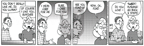 Luann on Tuesday March 31, 1998 Comic Strip