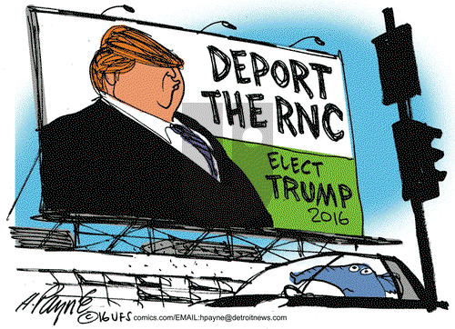 Henry Payne on Saturday April 16, 2016 Comic Strip