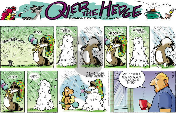Over the Hedge on Sunday April 17, 2016 Comic Strip