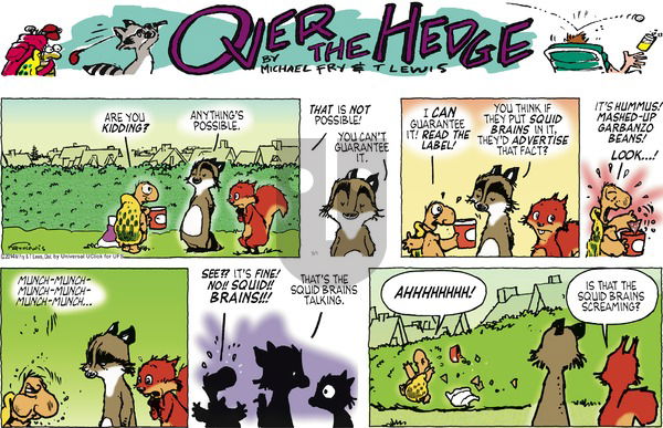 Over the Hedge on Sunday May 1, 2016 Comic Strip