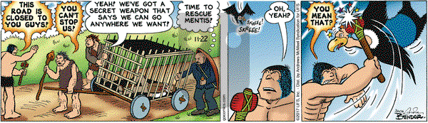 Alley Oop on Wednesday November 22, 2017 Comic Strip