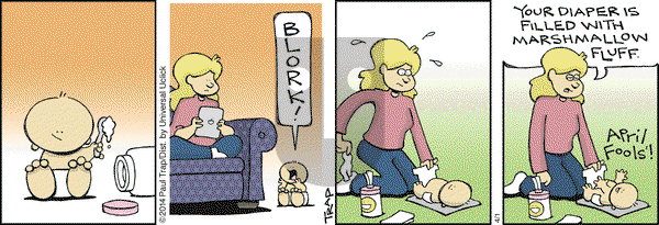 Thatababy on Tuesday April 1, 2014 Comic Strip