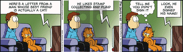 Garfield - Tuesday April 30, 2013 Comic Strip