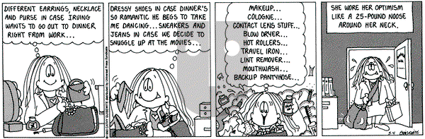 Cathy Classics on Tuesday May 4, 1993 Comic Strip