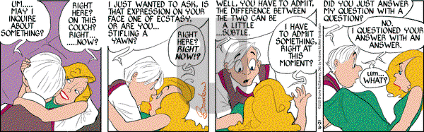9 Chickweed Lane on Monday April 21, 2025 Comic Strip
