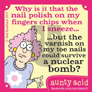 Aunty Acid on Saturday January 14, 2017 Comic Strip