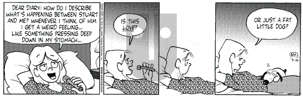 Luann on Saturday September 16, 2000 Comic Strip