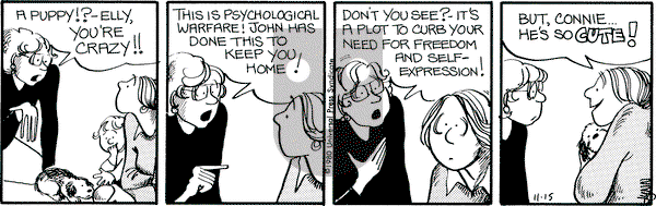 For Better or For Worse on Saturday November 15, 1980 Comic Strip