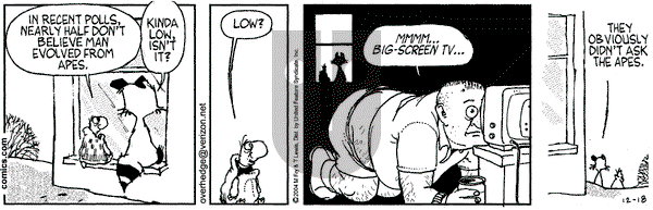 Over the Hedge on Saturday December 18, 2004 Comic Strip