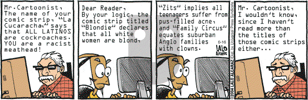 La Cucaracha on Wednesday June 16, 2004 Comic Strip