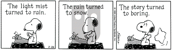 Peanuts on Monday February 26, 1996 Comic Strip