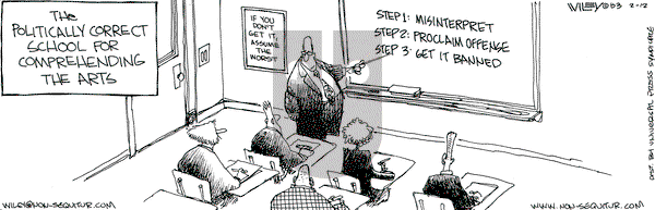 Non Sequitur on Wednesday February 12, 2003 Comic Strip
