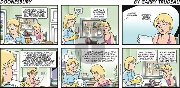 Doonesbury on Sunday September 1, 2019 Comic Strip