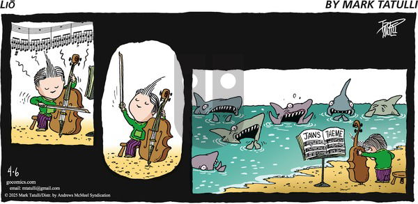 Lio on Sunday April 6, 2025 Comic Strip