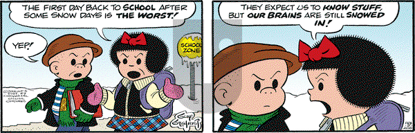 Nancy on Tuesday February 9, 2016 Comic Strip