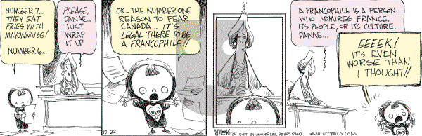 Non Sequitur on Friday October 22, 2004 Comic Strip