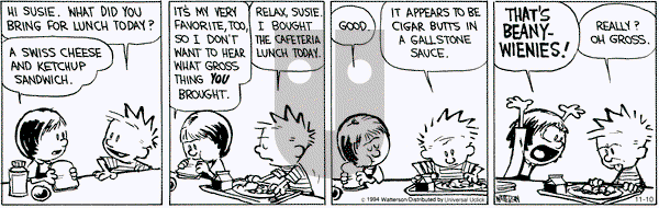 Calvin and Hobbes on Monday November 10, 2014 Comic Strip