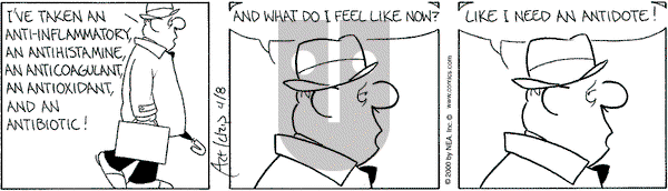 The Born Loser on Saturday April 8, 2000 Comic Strip