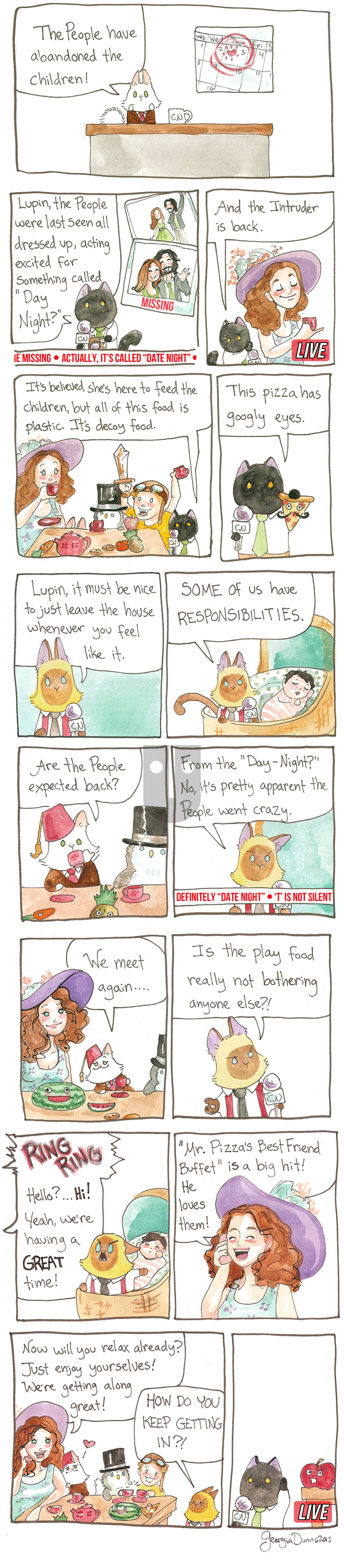 Breaking Cat News on Thursday February 11, 2016 Comic Strip