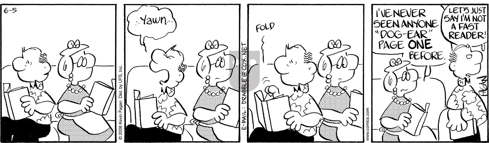 Drabble - Thursday June 5, 2008 Comic Strip