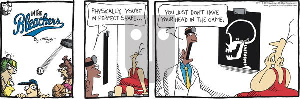 In the Bleachers on Sunday March 24, 2019 Comic Strip