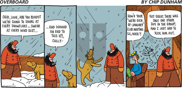Overboard on Sunday January 25, 2015 Comic Strip