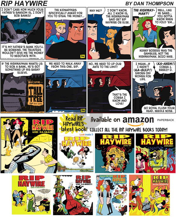 Rip Haywire on Sunday August 4, 2019 Comic Strip