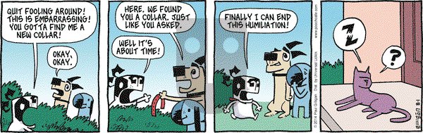 Pooch Cafe on Friday August 1, 2014 Comic Strip