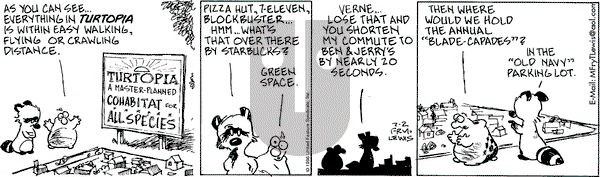 Over the Hedge on Tuesday July 2, 1996 Comic Strip