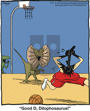 In the Bleachers on Thursday April 10, 2025 Comic Strip