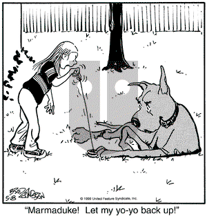 Marmaduke - Saturday May 8, 1999 Comic Strip