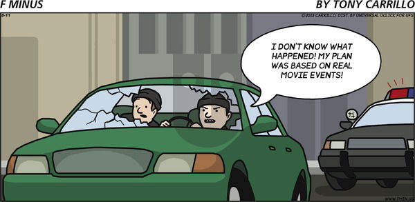 F Minus on Sunday August 11, 2013 Comic Strip