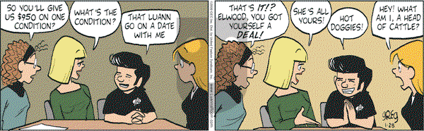 Luann on Wednesday January 28, 2009 Comic Strip