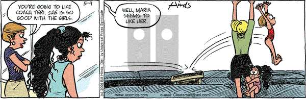 Cleats on Thursday May 4, 2006 Comic Strip