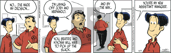 Baldo on Saturday April 11, 2009 Comic Strip