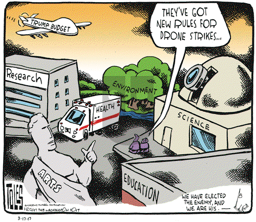 Tom Toles on Friday March 17, 2017 Comic Strip