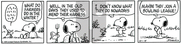 Peanuts on Thursday October 18, 1979 Comic Strip