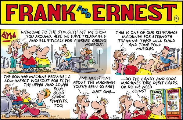 Frank and Ernest on Sunday May 1, 2016 Comic Strip