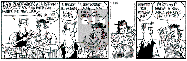 Monty on Monday January 3, 2005 Comic Strip