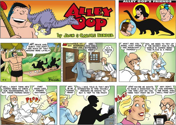 Alley Oop on Sunday August 6, 2017 Comic Strip