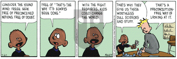 Frazz on Friday April 20, 2007 Comic Strip