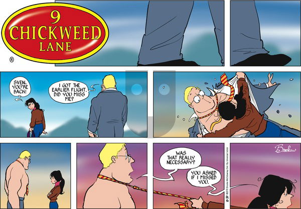 9 Chickweed Lane on Sunday October 30, 2016 Comic Strip