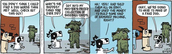 Pooch Cafe on Friday January 27, 2017 Comic Strip